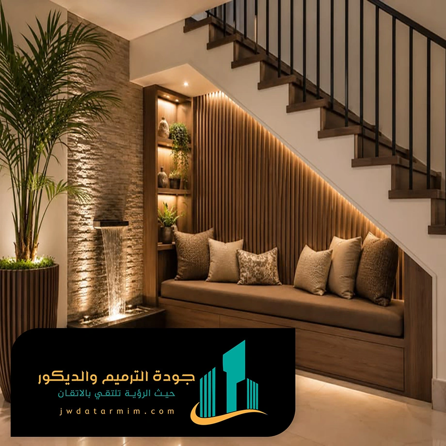 ديكور درج داخلي بالرياض